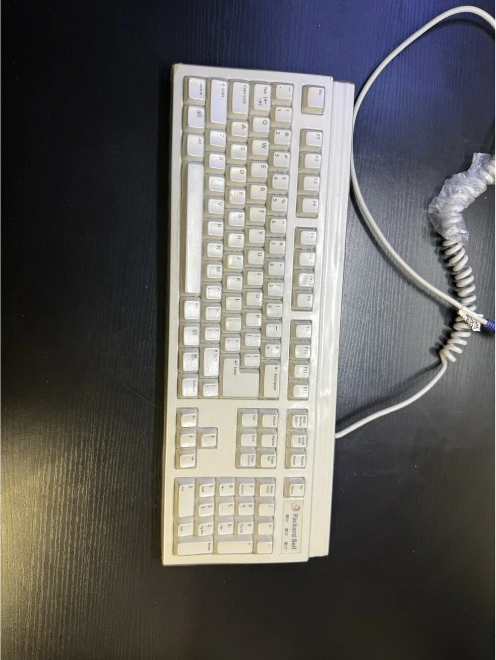 Vintage Packard Bell 5131C PS/2 Keyboard 120059 Retro PC Windows 95 98